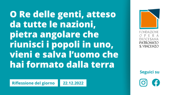 Giovedì 22 dicembre 2022