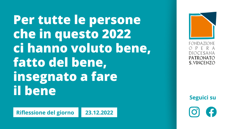 Venerdì 23 dicembre 2022