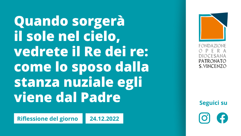 Sabato 24 dicembre 2022