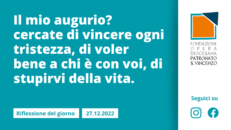 Martedì 27 dicembre 2022