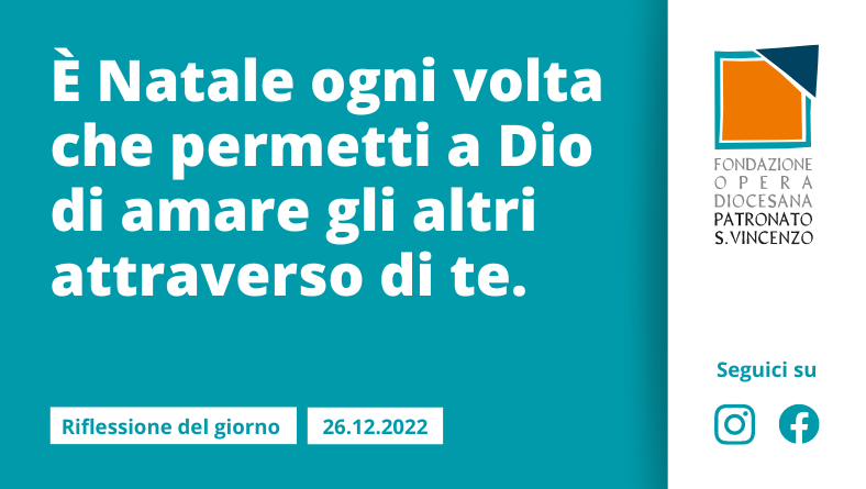 Lunedì 26 dicembre 2022