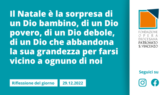 Giovedì 29 dicembre 2022