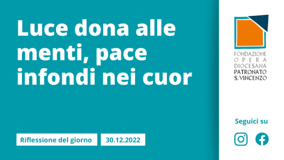 Venerdì 30 dicembre 2022
