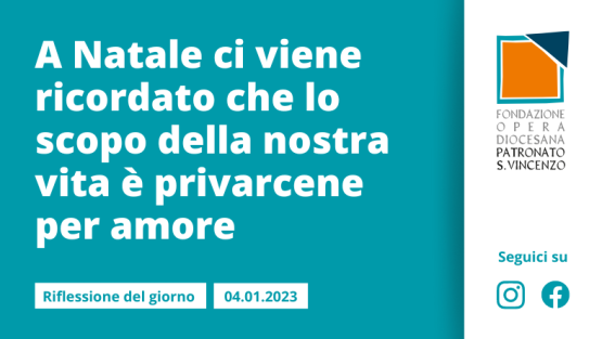 Mercoledì 04 gennaio 2023