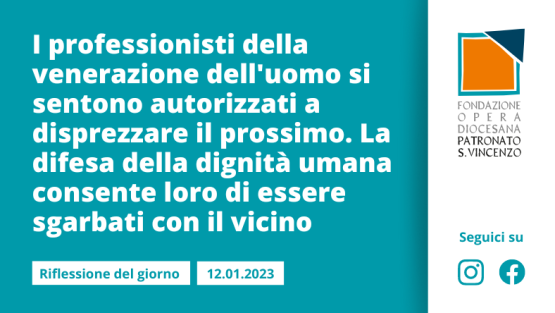 Giovedì 12 gennaio 2023