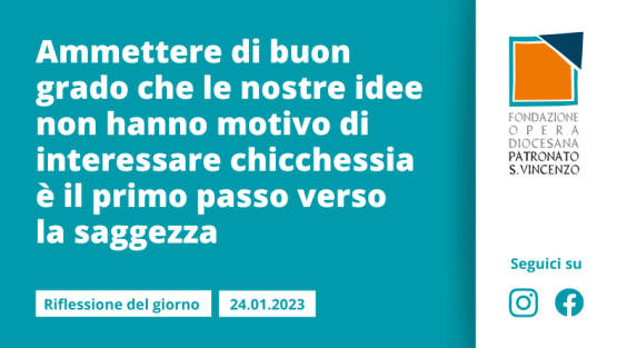 Martedì 24 gennaio 2023
