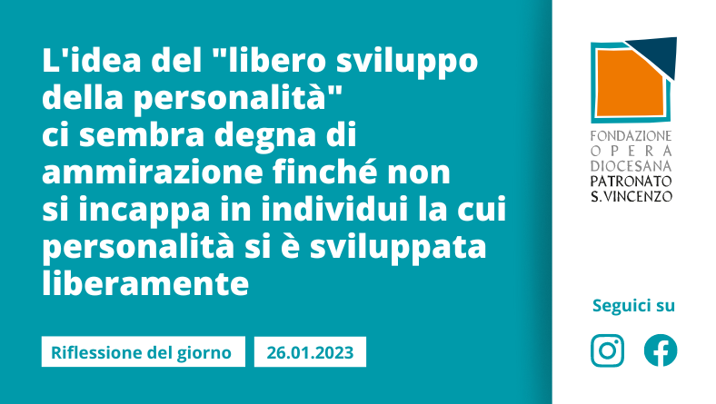 Giovedì 26 gennaio 2023