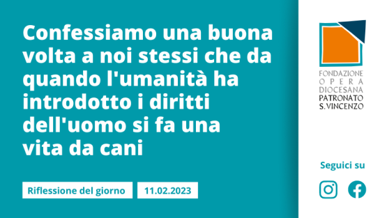 Sabato 11 febbraio 2023