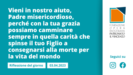 Lunedì 3 aprile 2023