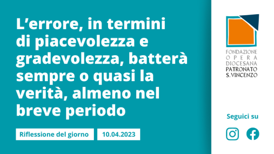 Lunedì 10 aprile 2023