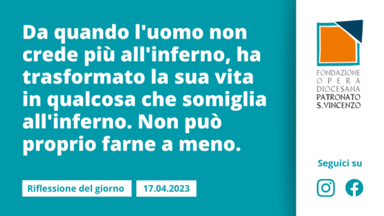 Lunedì 17 aprile 2023