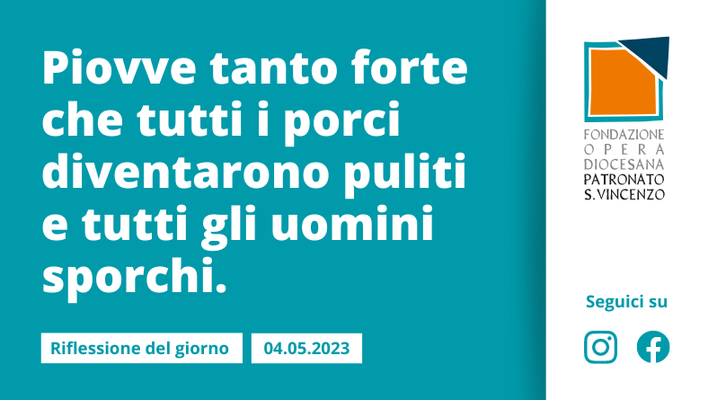 Giovedì 4 maggio 2023