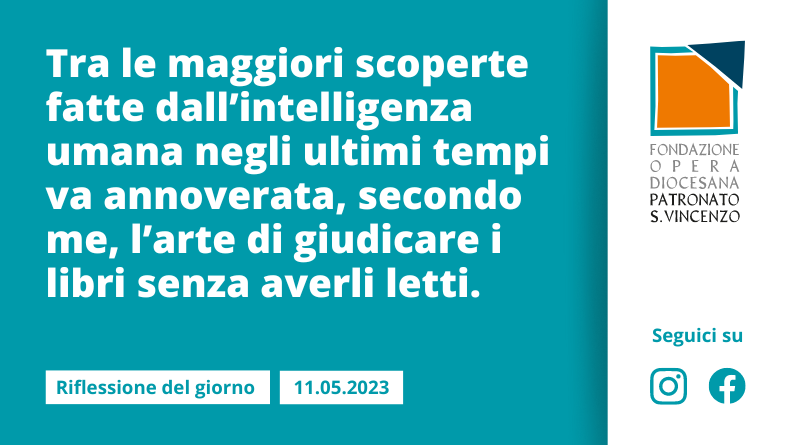 Giovedì 11 maggio 2023