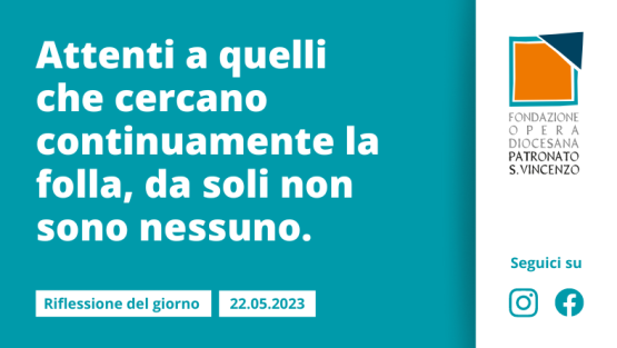 Lunedì 22 maggio 2023