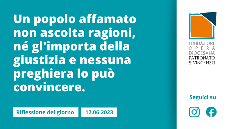 Lunedì 12 giugno 2023