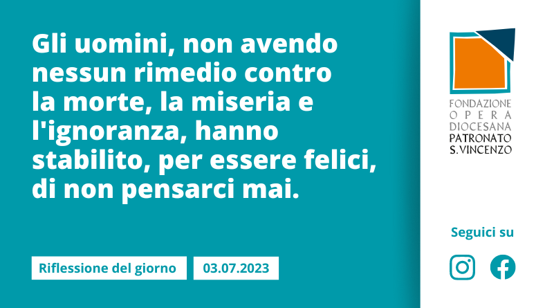 Lunedì 3 luglio 2023