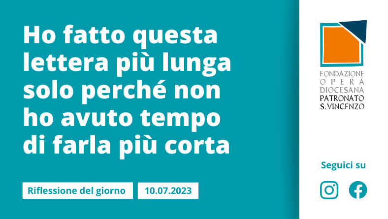 Lunedì 10 luglio 2023