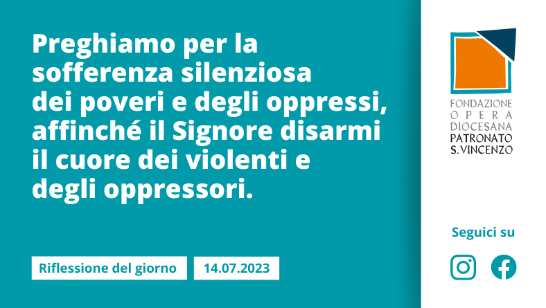 Venerdì 14 luglio 2023