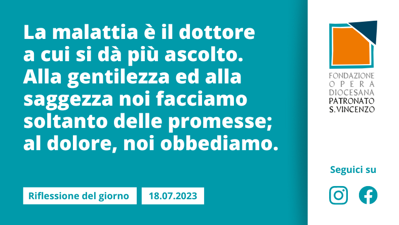 Martedì 18 luglio 2023