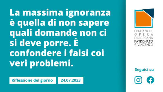 Lunedì 24 luglio 2023