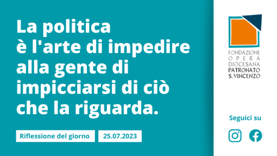 Martedì 25 luglio 2023