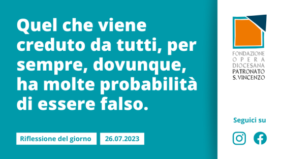 Mercoledì 26 luglio 2023