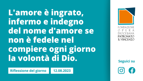 Sabato 12 agosto 2023