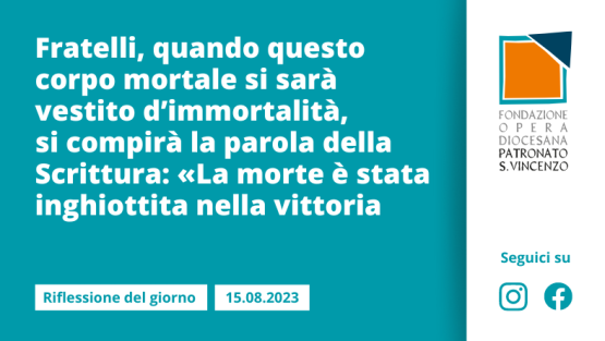 Martedì 15 agosto 2023