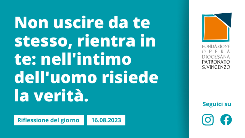 Mercoledì 16 agosto 2023