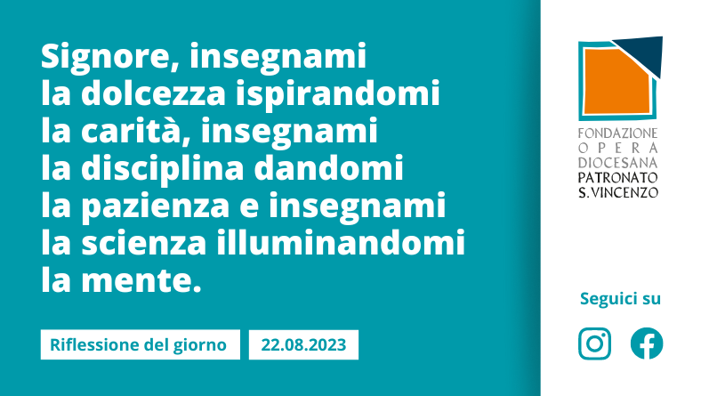 Martedì 22 agosto 2023