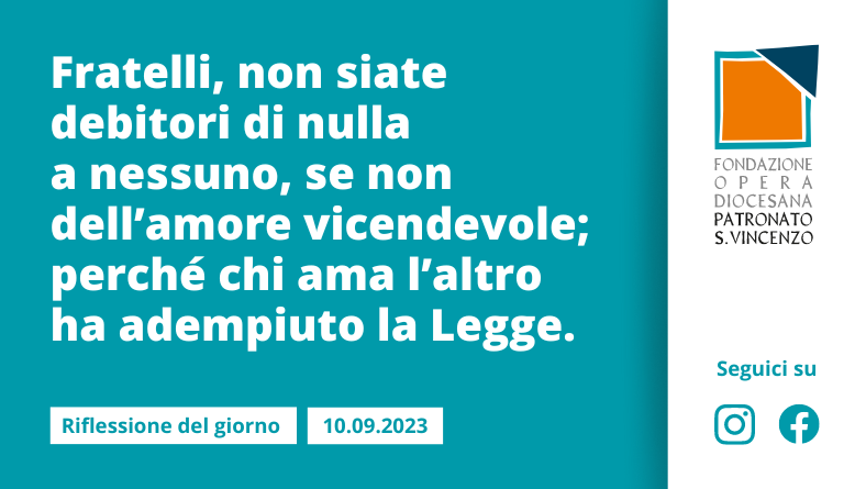 Domenica 10 settembre 2023