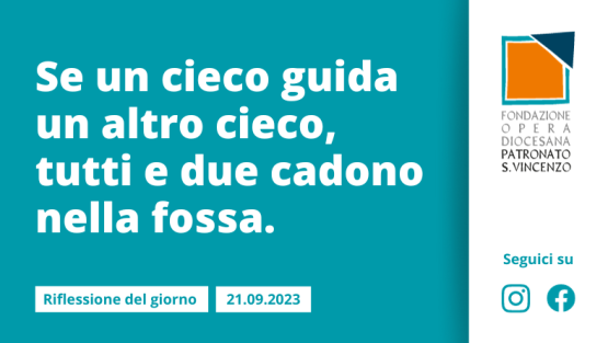 Giovedì 21 settembre 2023