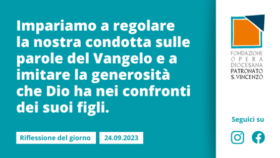 Domenica 24 settembre 2023