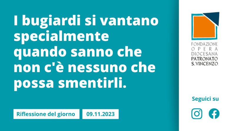 Giovedì 9 novembre 2023