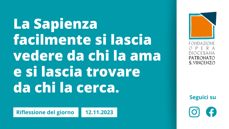 Domenica 12 novembre 2023