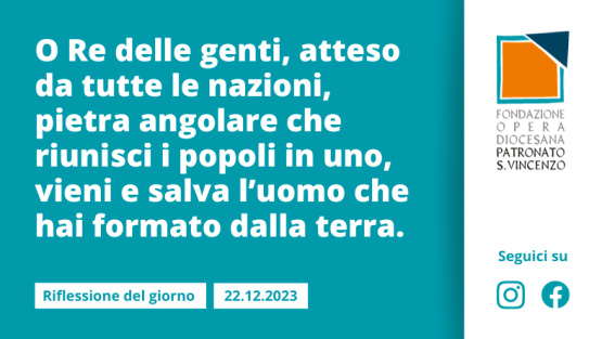 Venerdì 22 dicembre 2023