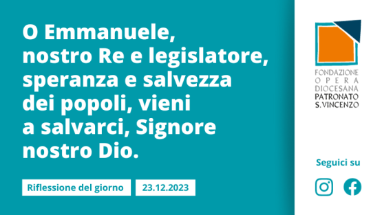 Sabato 23 dicembre 2023