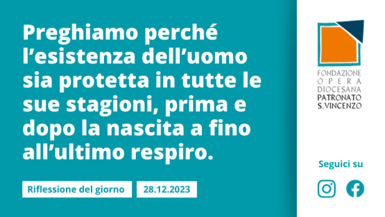 Giovedì 28 dicembre 2023