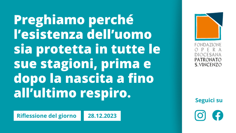 Giovedì 28 dicembre 2023