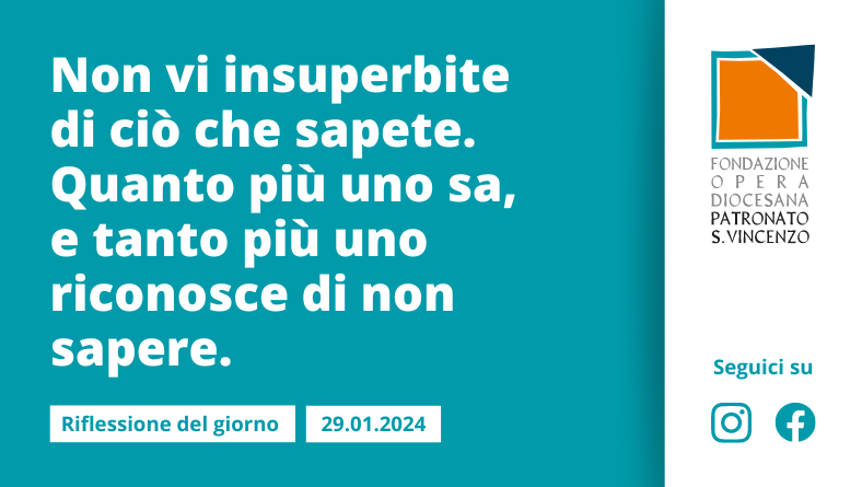 Lunedì 29 gennaio 2024