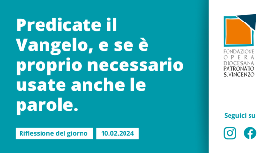 Sabato 10 febbraio 2024