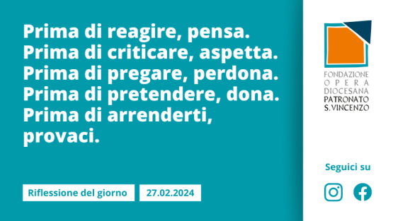 Martedì 27 febbraio 2024