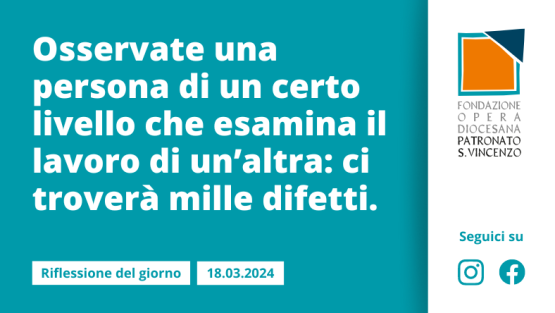 Lunedì 18 marzo 2024