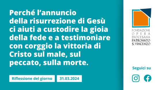 Domenica 31 marzo 2024