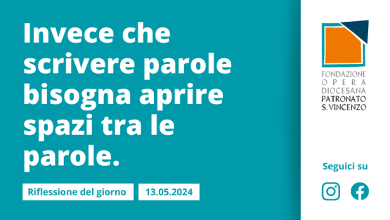 Lunedì 13 maggio 2024