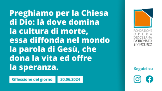 Domenica 30 giugno 2024