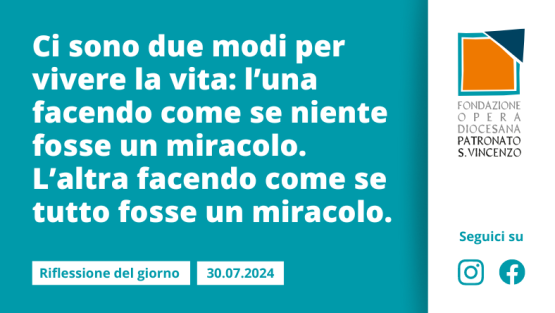 Martedì 30 luglio 2024