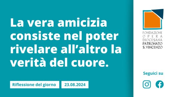 Venerdì 23 agosto 2024