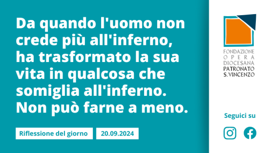 Venerdì 20 settembre 2024