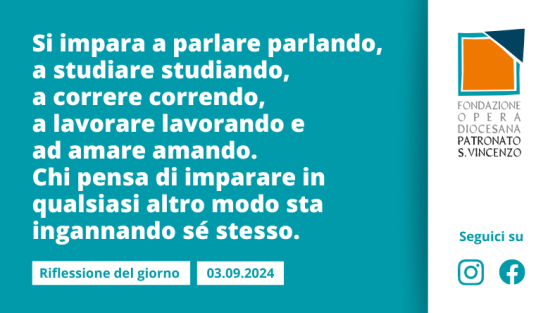 Martedì 3 settembre 2024